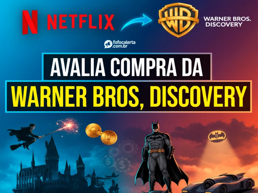 Netflix avalia aquisição da Warner Bros Discovery